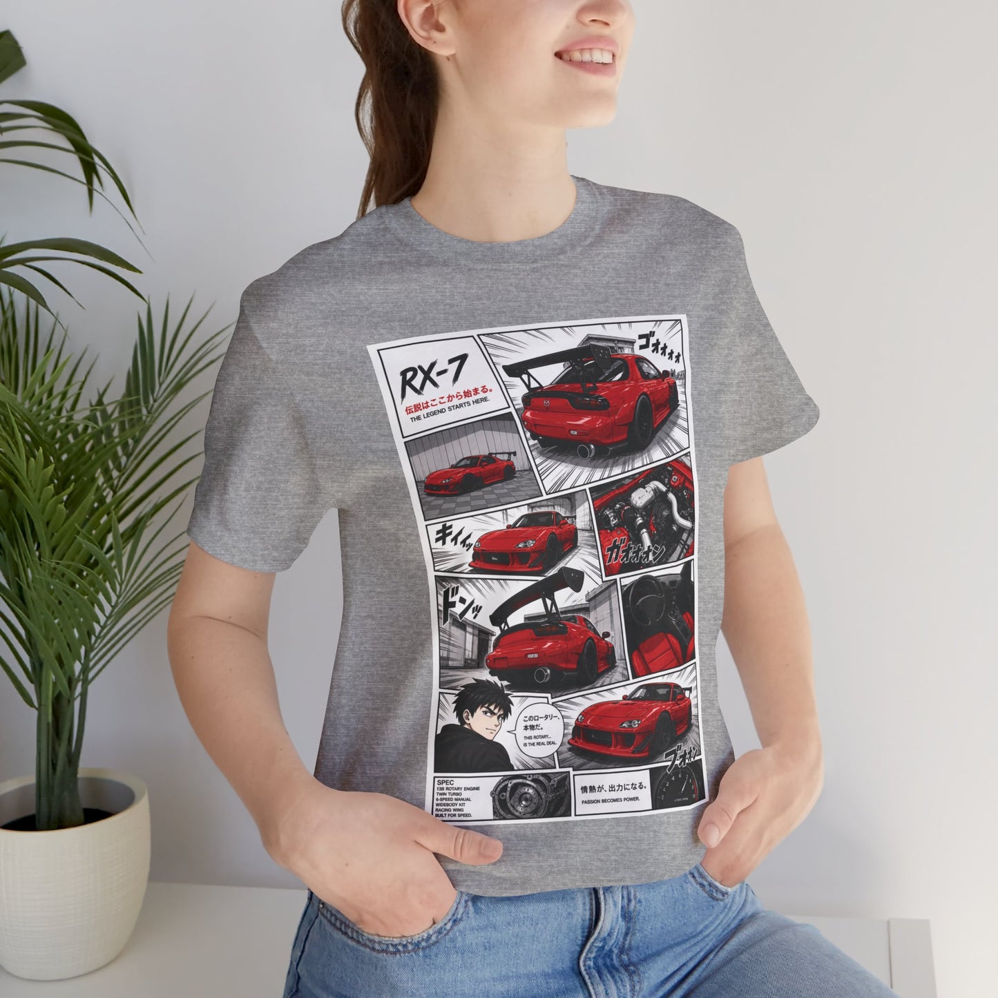RX-7 Comic Cute Tee