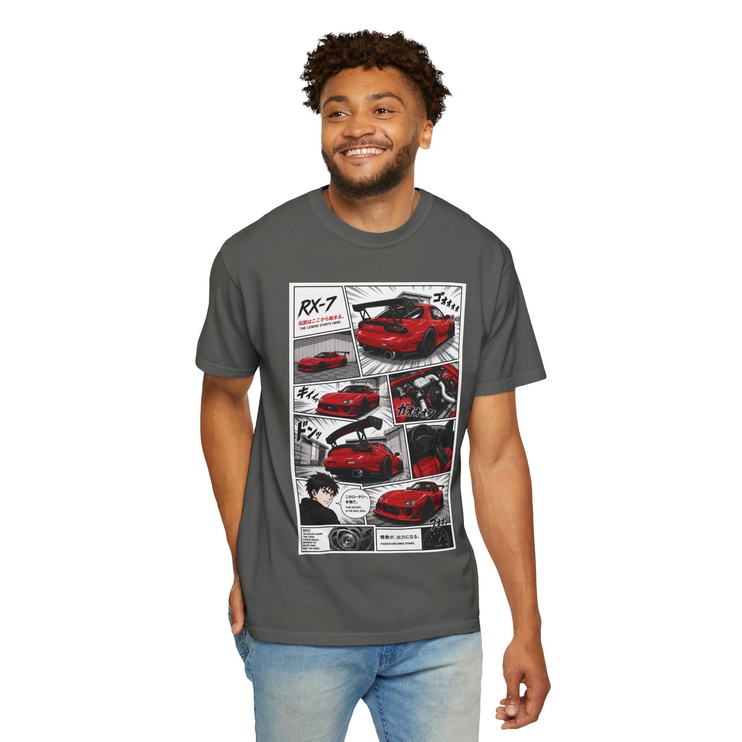 RX-7 Comic Graphic Tee