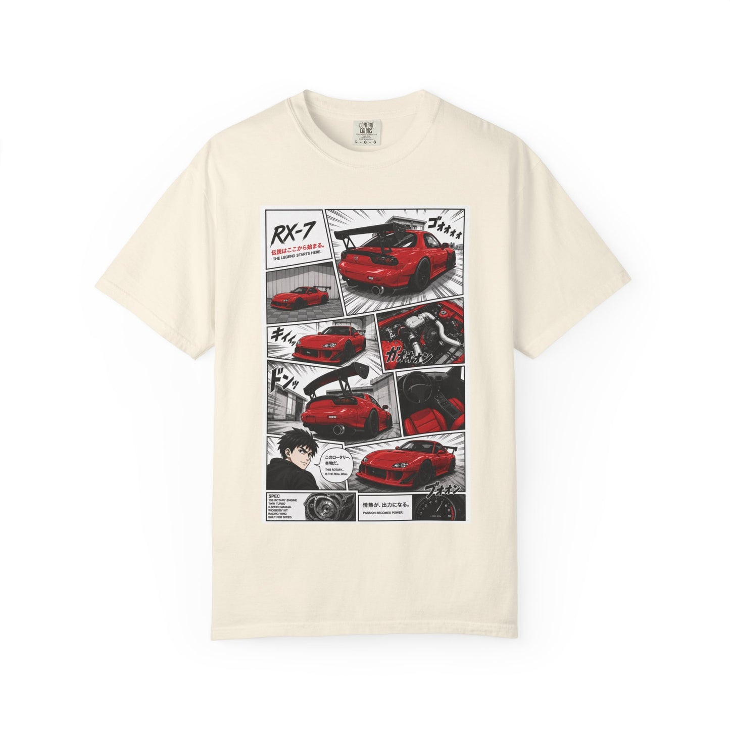 RX-7 Comic Graphic Tee