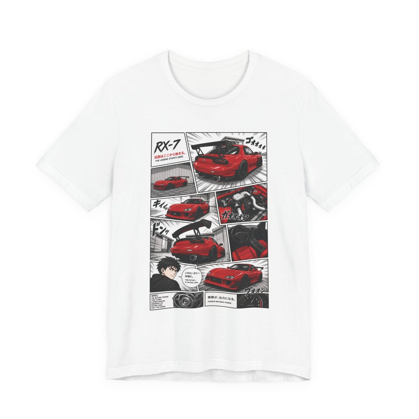 RX-7 Comic Cute Tee