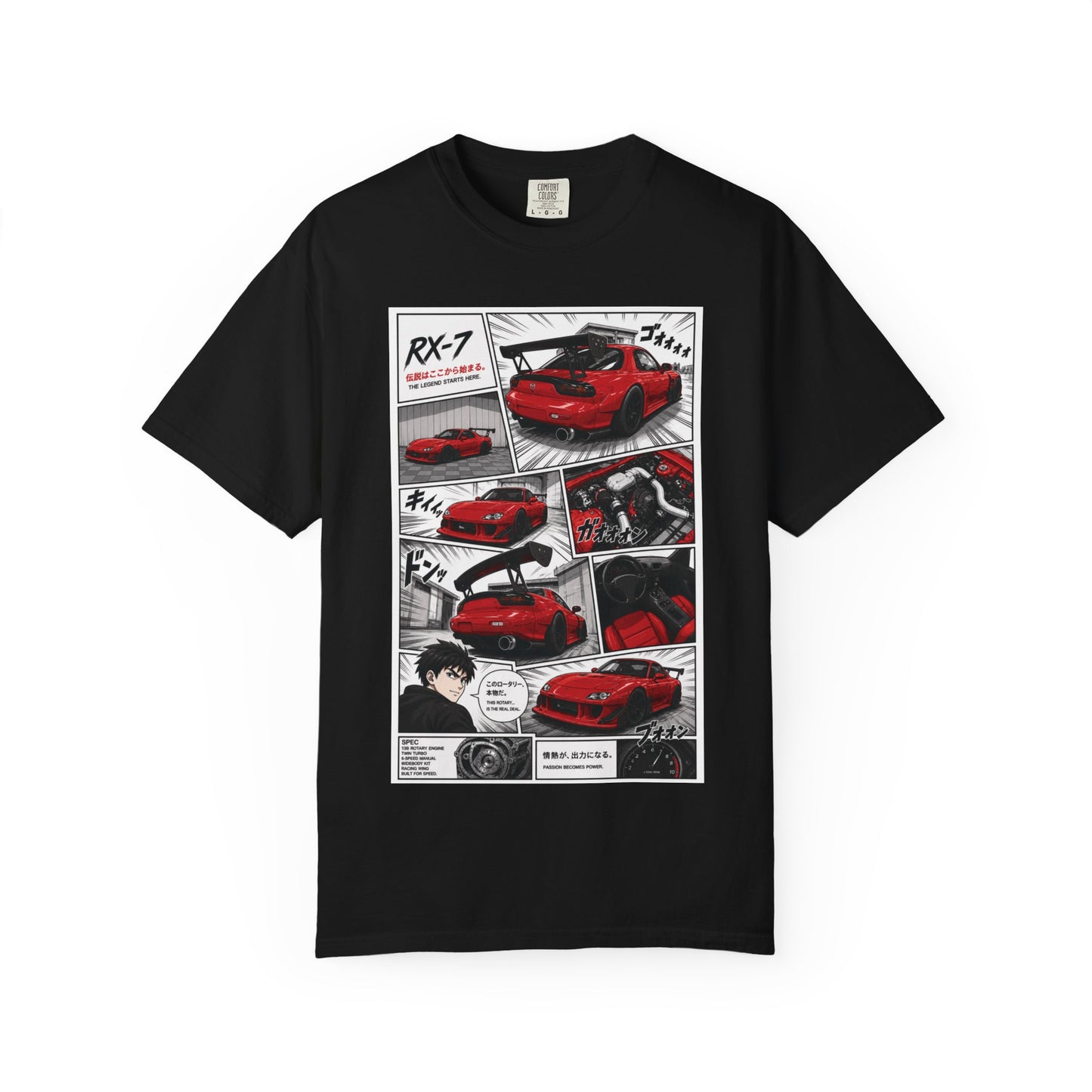 RX-7 Comic Graphic Tee