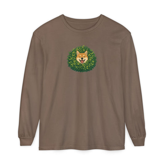 Shiba Inu Bush Cute Long Sleeve