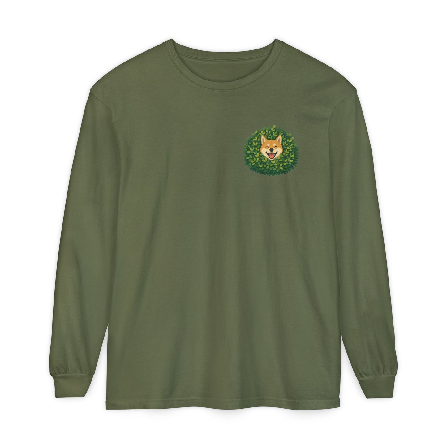 Shiba Inu Bush Long Sleeve