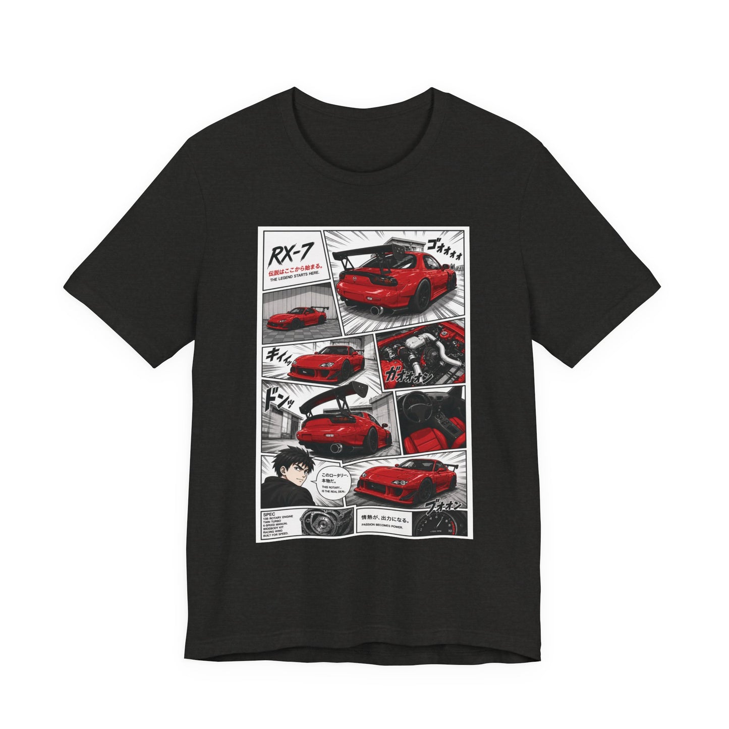 RX-7 Comic Cute Tee
