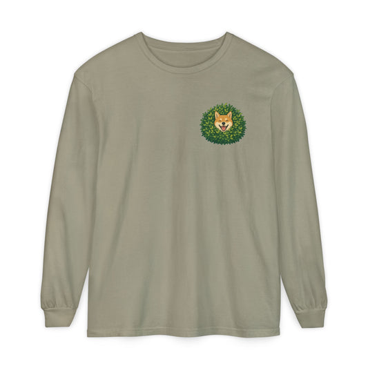 Shiba Inu Bush Long Sleeve