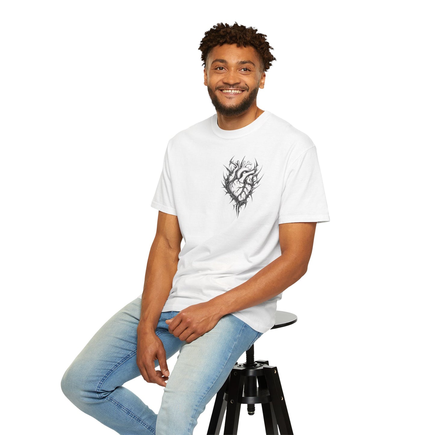 Cyber Dark Heart Tee