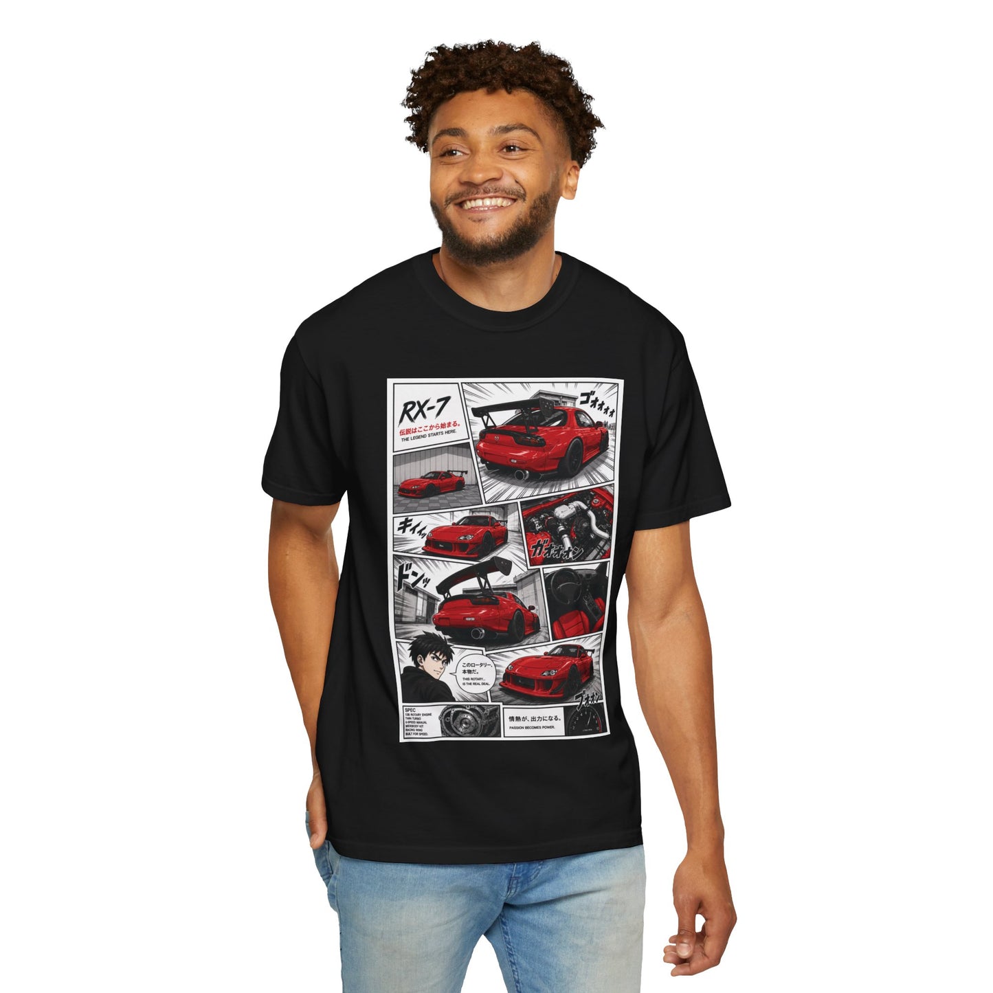RX-7 Comic Graphic Tee