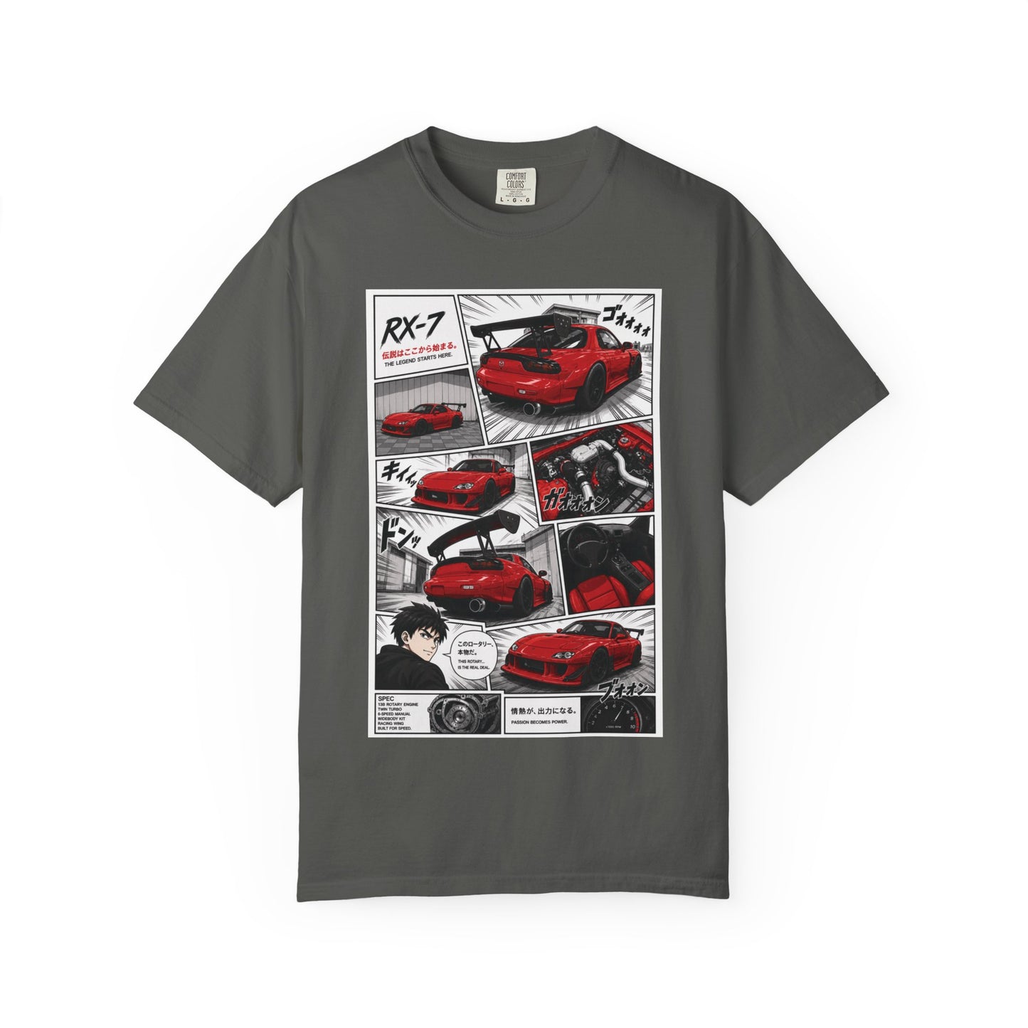 RX-7 Comic Graphic Tee