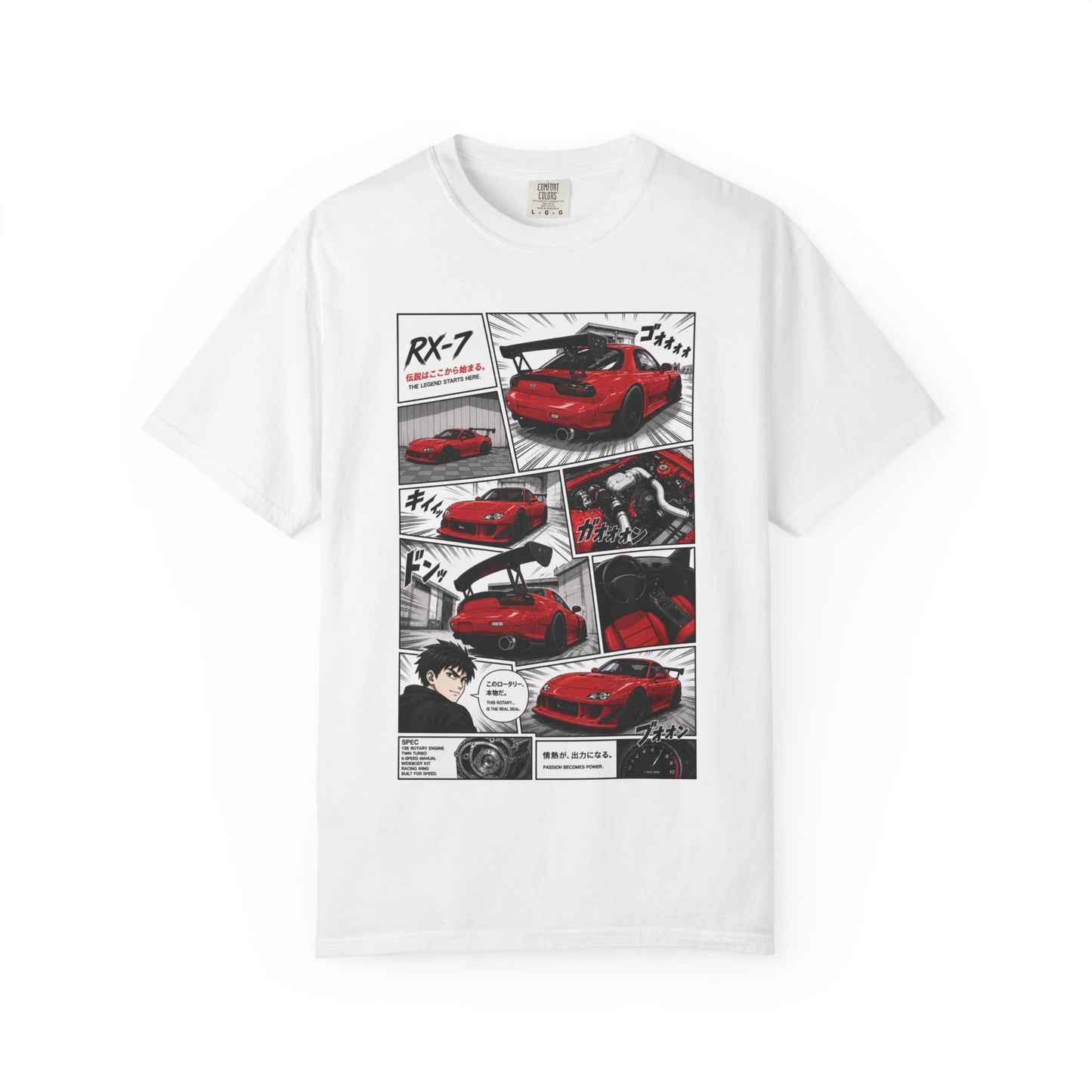 RX-7 Comic Graphic Tee