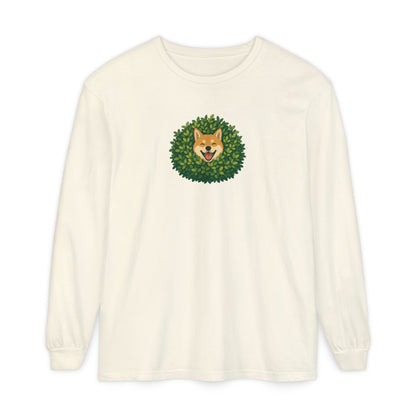 Shiba Inu Bush Cute Long Sleeve