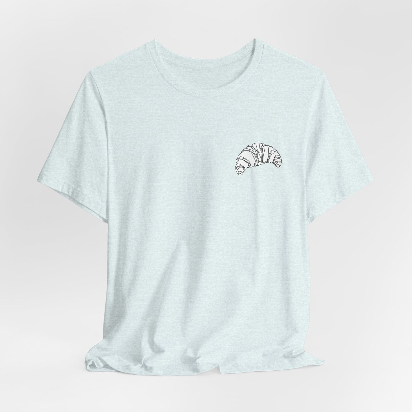 Croissant Line Cute Tee
