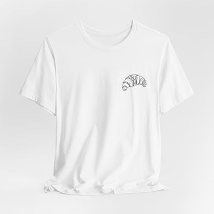 Croissant Line Cute Tee
