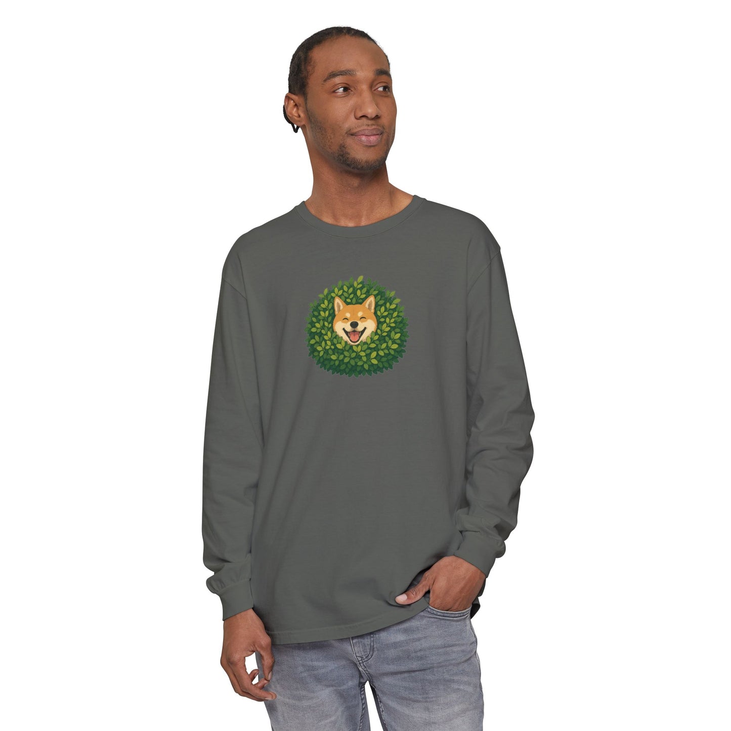 Shiba Inu Bush Cute Long Sleeve
