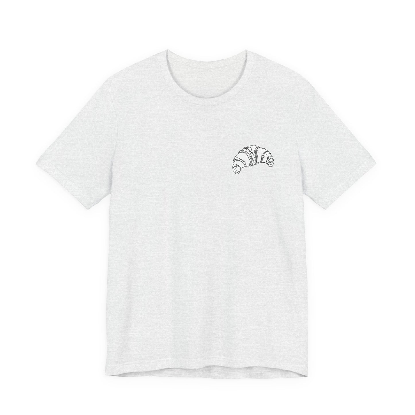 Croissant Line Cute Tee