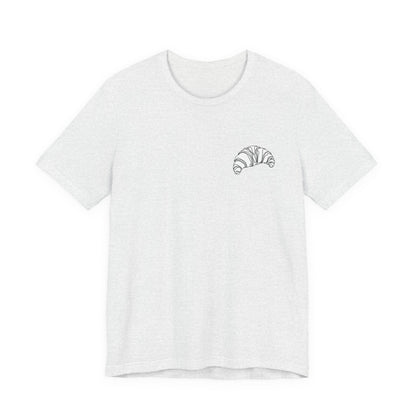 Croissant Line Cute Tee