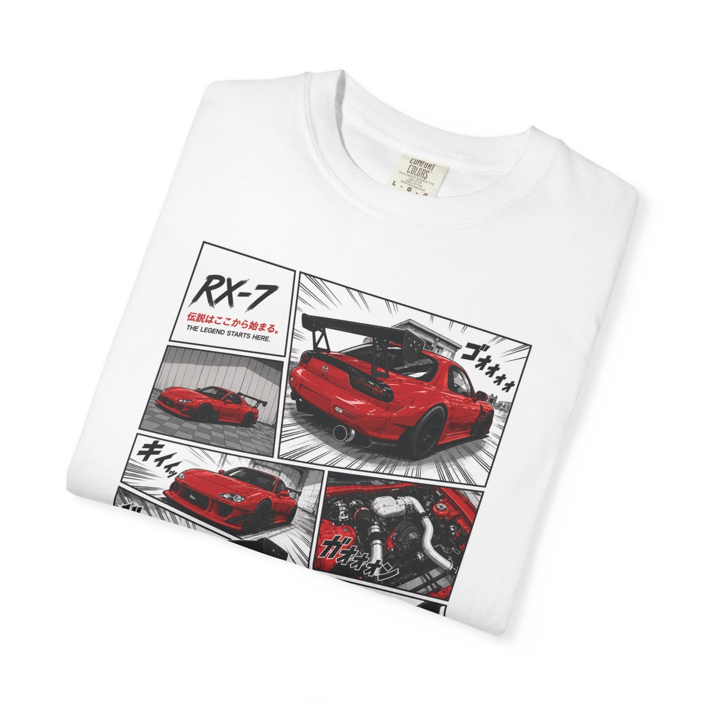 RX-7 Comic Graphic Tee