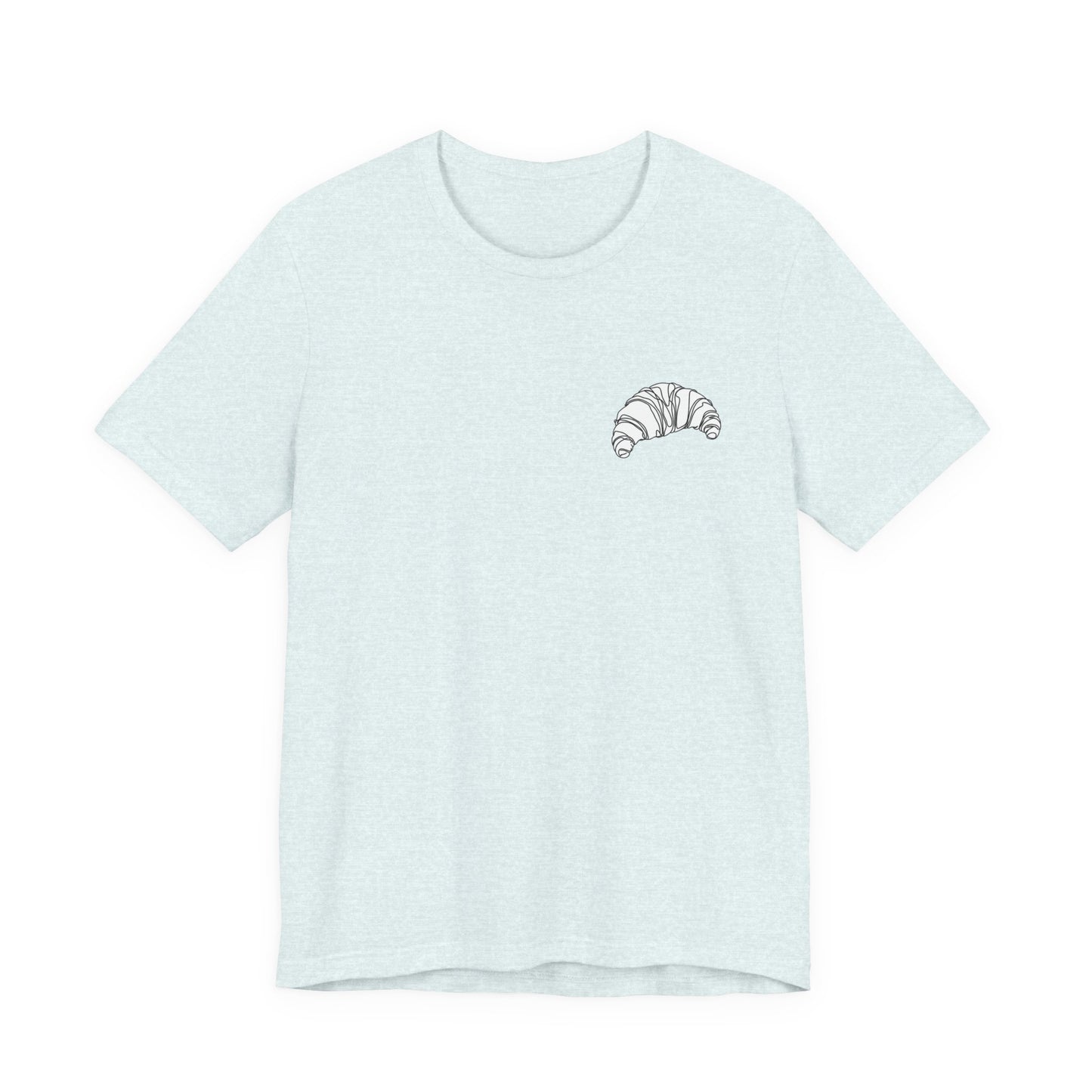 Croissant Line Cute Tee