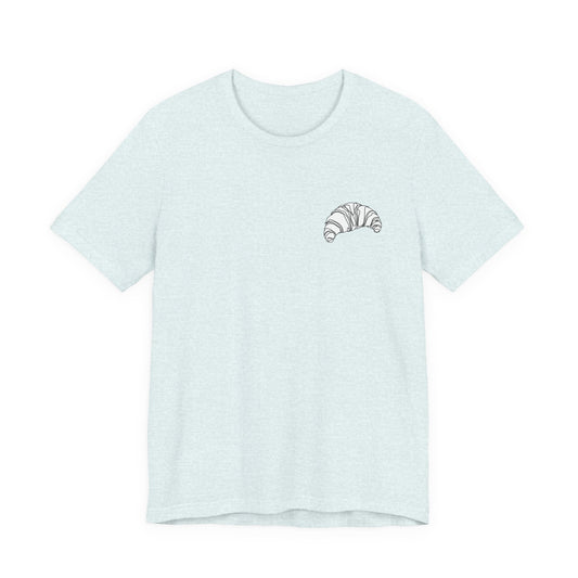 Croissant Line Cute Tee