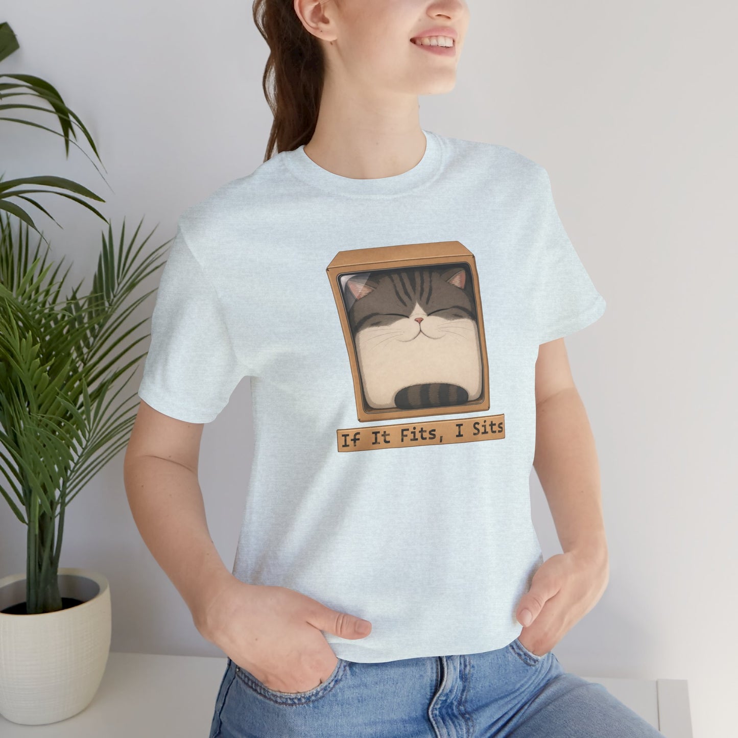 Cat in a Box Cute Tee