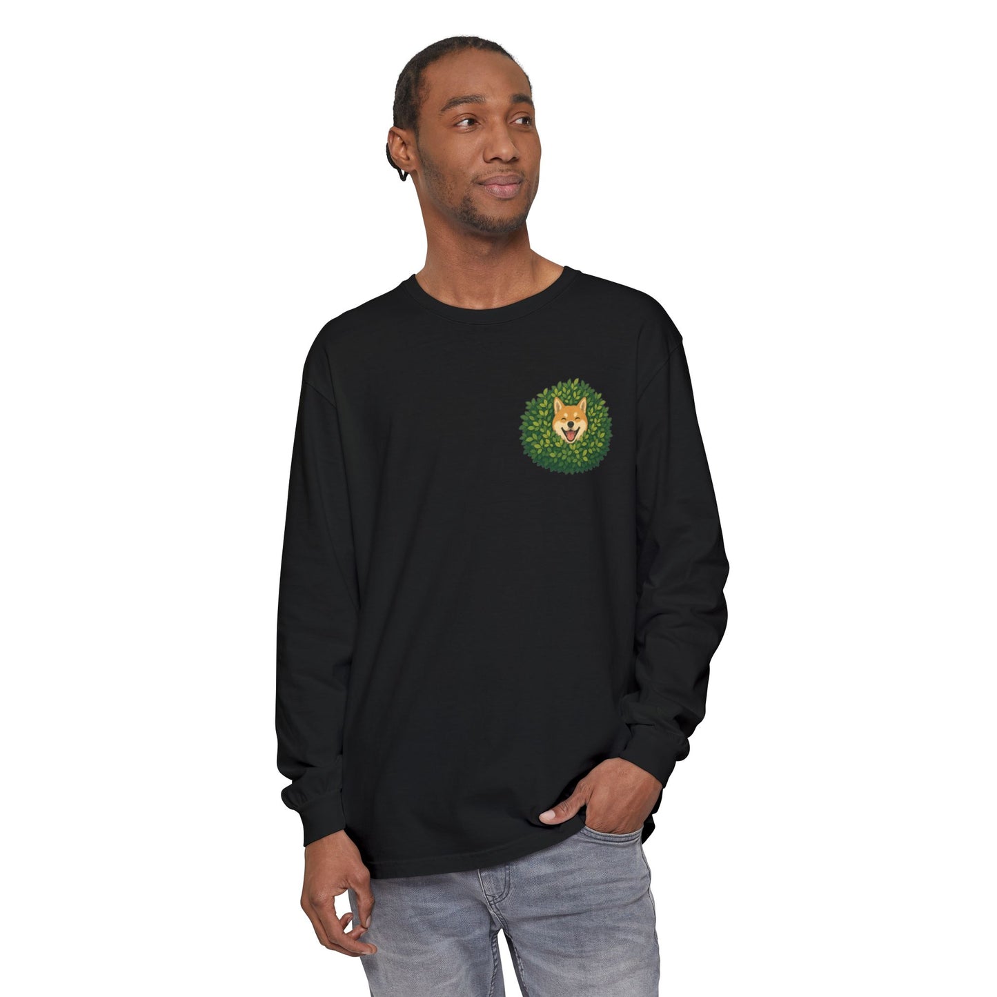 Shiba Inu Bush Long Sleeve
