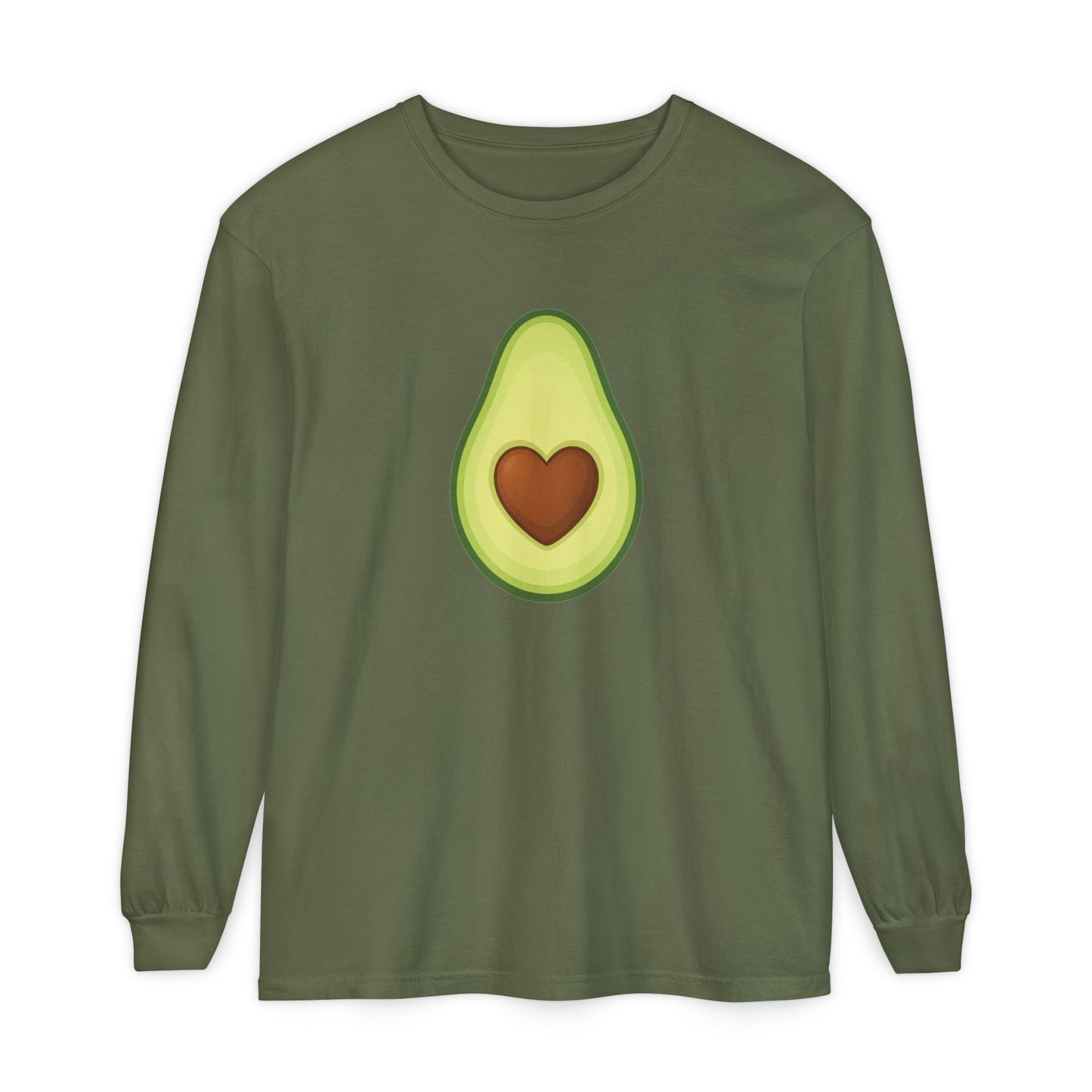 Avocado Heart Cute Long Sleeve