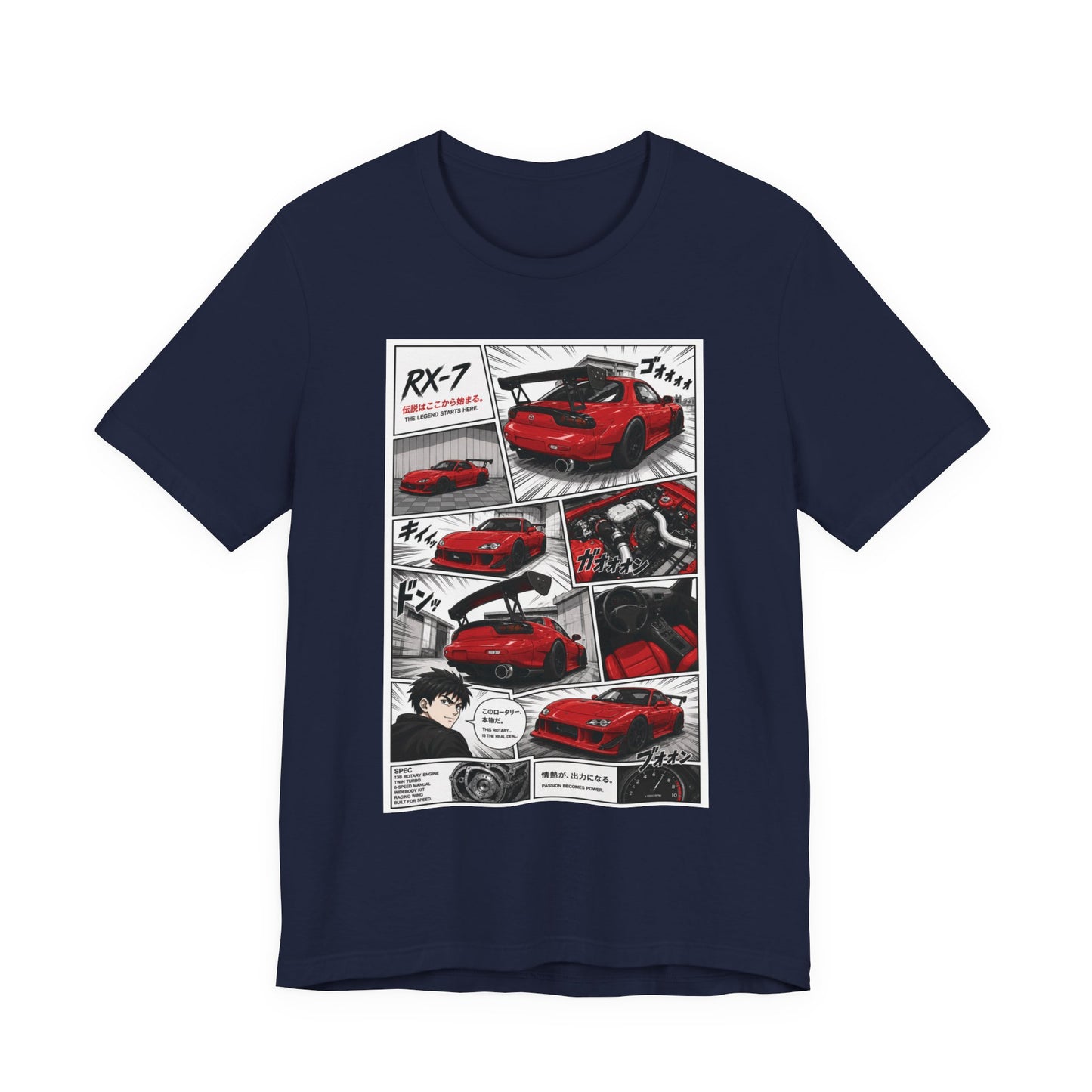 RX-7 Comic Cute Tee