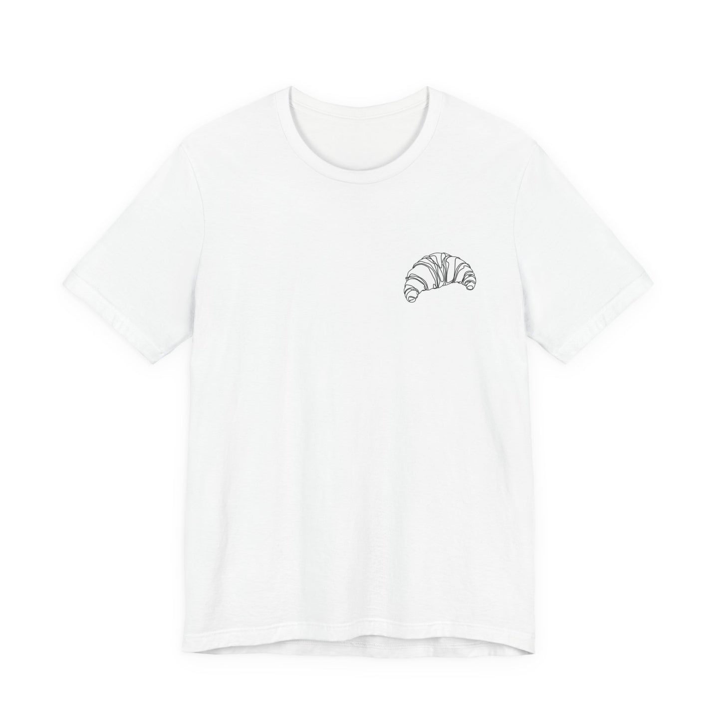 Croissant Line Cute Tee