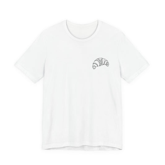 Croissant Line Cute Tee