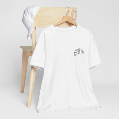Croissant Line Cute Tee